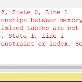 Sql sever error dialog.