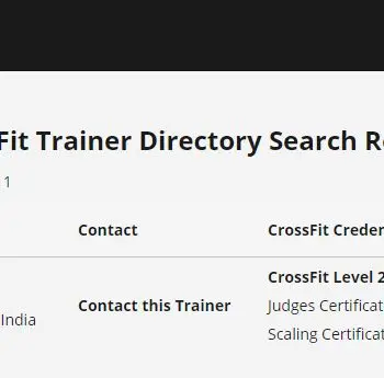 CF-L2 Trainer Directory Search Results.