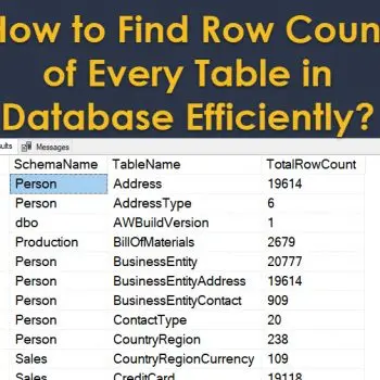 SQL Server query properties.