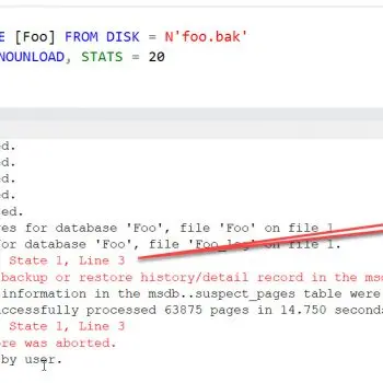 SQL SERVER - FIX: Msg 3009, Level 16 - Could not Insert a Backup or Restore History Detail Record in the msdb Database