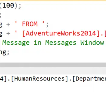 SQL SERVER - How to See Scripts Executing in sp_executesql?