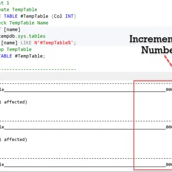Incrementing Number.