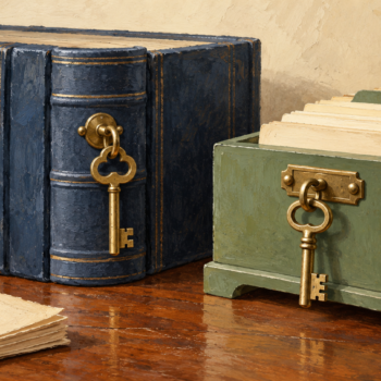 Two primary keys are each attached to a different physical index structure