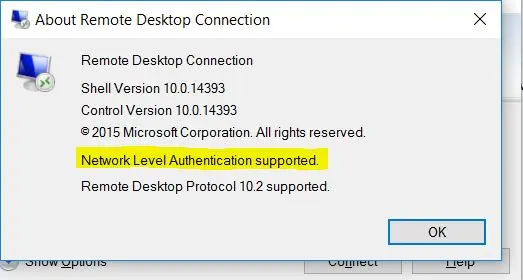 SQL SERVER - RDP Error to Azure Virtual Machines - The remote computer that you are trying to connect to requires Network Level Authentication (NLA)