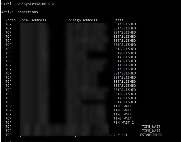 TCP Provider network connection status.