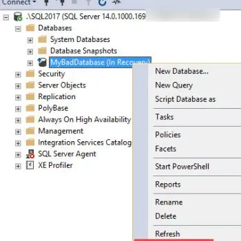 SQL SERVER - Msg 3743: The Database is Enabled for Database Mirroring. Database Mirroring Must be Removed Before you Drop the Database