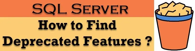 Depreciated features SQL Server icon.