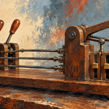 Separate levers and one combined lever move several sliders