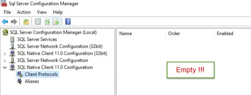Sql server configuration manager.