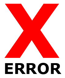 Upgrade Error Dialog.