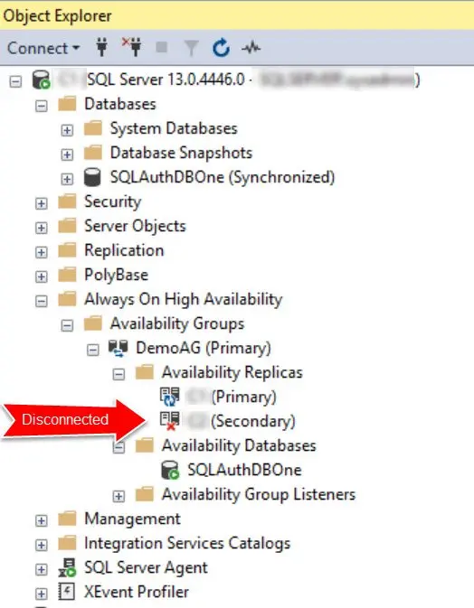 SQL SERVER - Always On Replica Disconnected After Changing SQL Server Service Account
