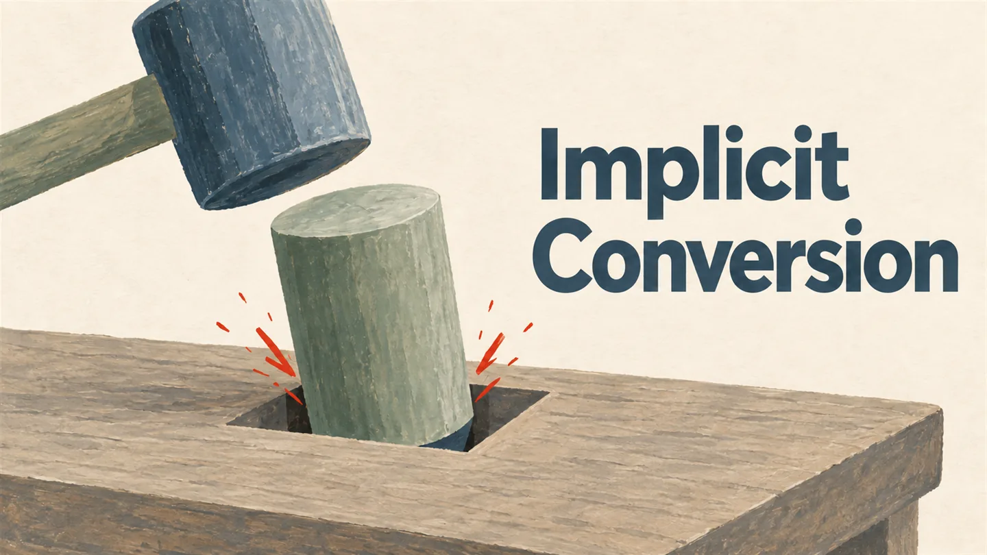 Illustrated cover: Implicit Conversion