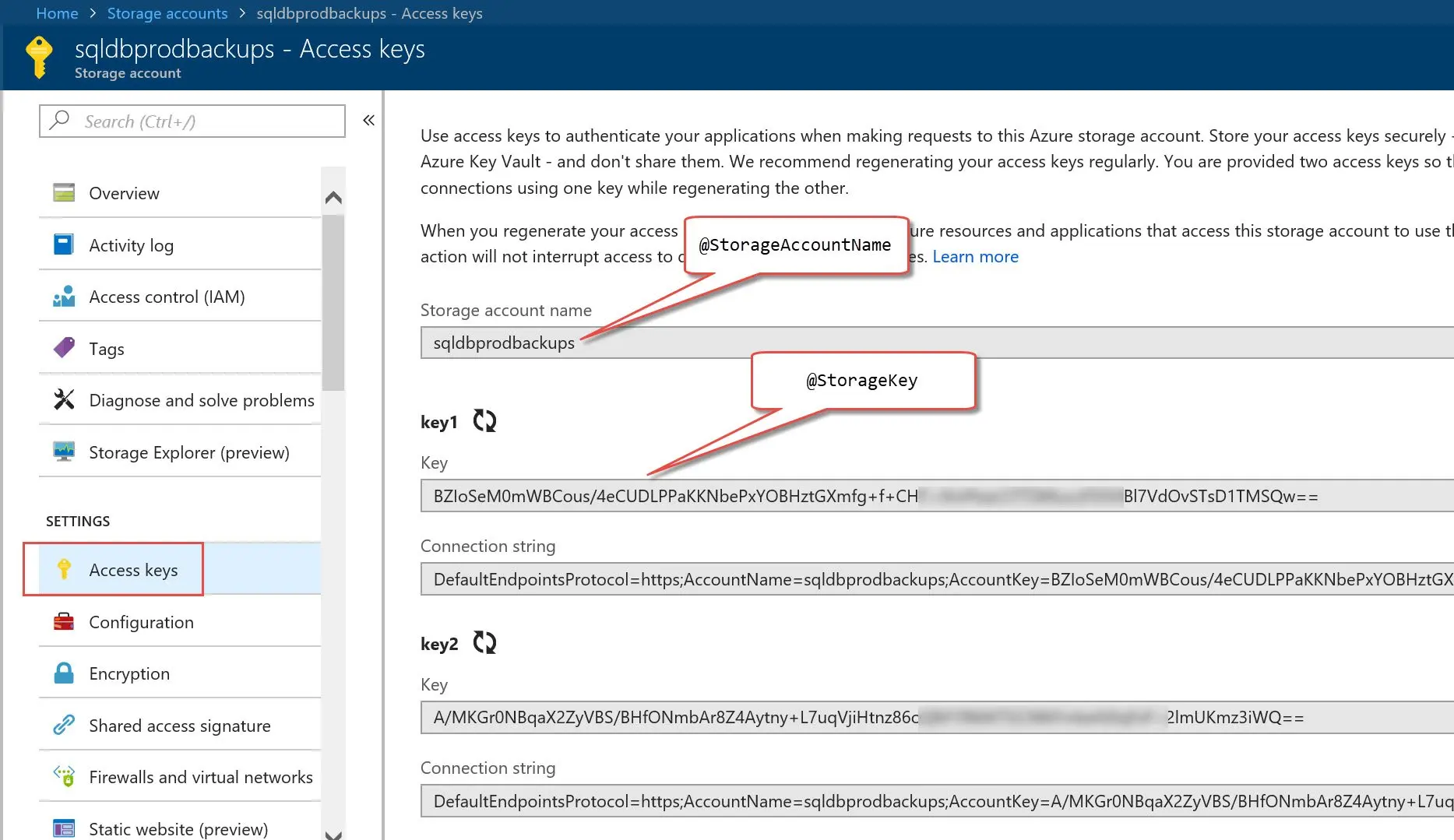 SQL SERVER - Backup to URL - Script to Generate the Create Credential and Backup Command using Access Keys