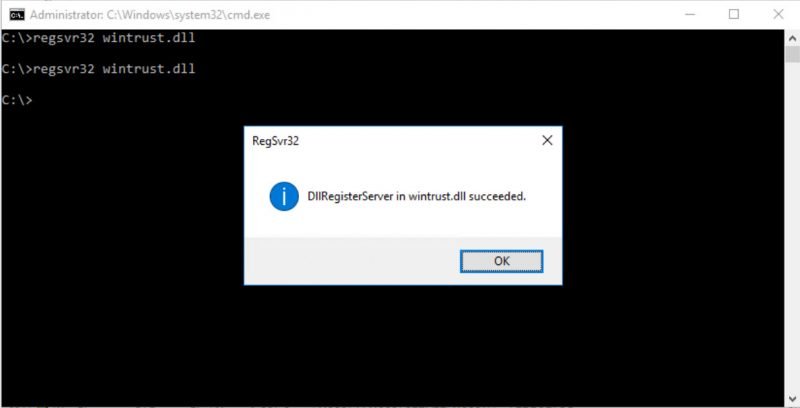 SQL SERVER - WMI Error 0x80041017 - Invalid Query Using WBEMTest wintrust-err-02-800x408 SQL SERVER - WMI Error 0x80041017 - Invalid Query Using WBEMTest wintrust-err-02-800x408