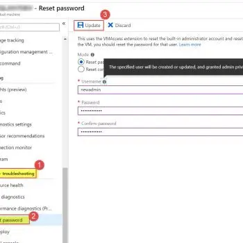 Azure Virtual Machine - You Must Change Your Password Before Logging On The First Time