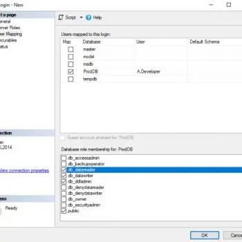 SQL SERVER - You Are Not Logged on as the Database Owner or System Administrator