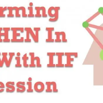 Performing IF...THEN In T-SQL With IIF Expression.