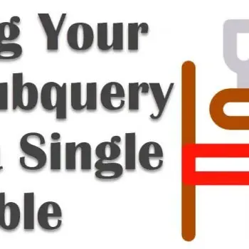 SQL Server subquery illustration.