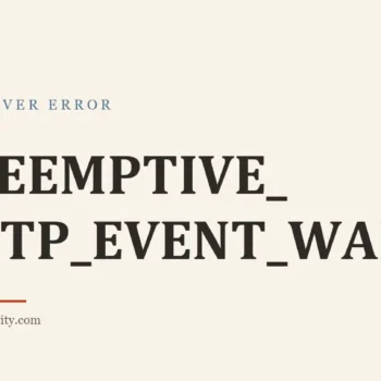 Title card: PREEMPTIVE_HTTP_EVENT_WAIT