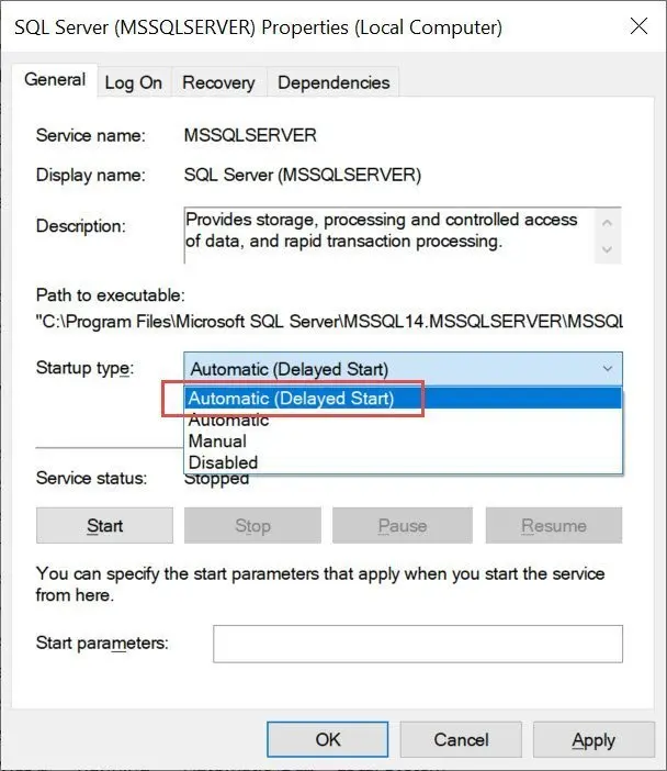 SQL SERVER - SQL Service Not Getting Started Automatically After Server Reboot While Using gMSA Account