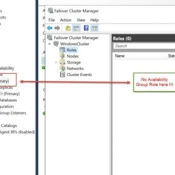 SQL SERVER - Availability Group Seen in SSMS but missing in Cluster Manager. What’s Wrong?