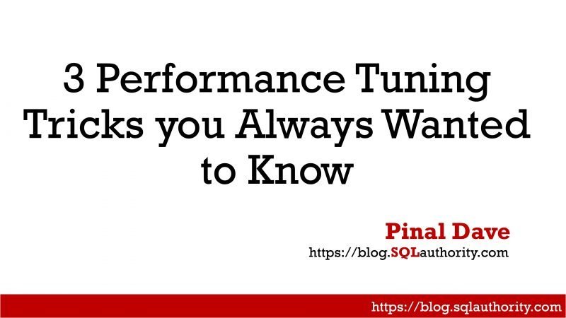 SQL SERVER - Global Variable @@DEF_SORTORDER_ID - Old and May be Deprecated 3tricks-800x450 