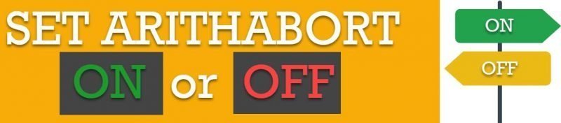 Logistics: SQL Server Performance Tuning Practical Workshop for EVERYONE - April 23, 2019 arithabort-800x176 