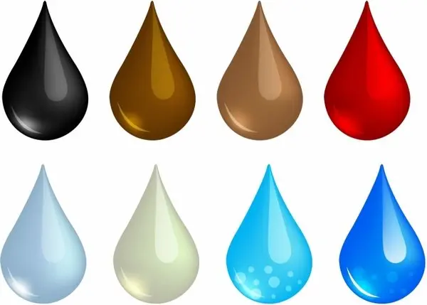 A drop of water.