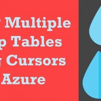 Temp Tables