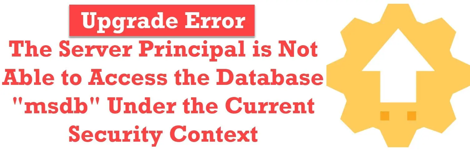 upgrade error