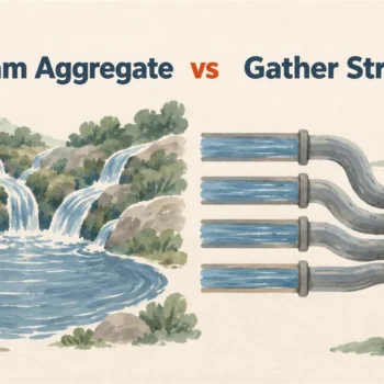 Illustrated cover: Stream Aggregate vs Gather Streams