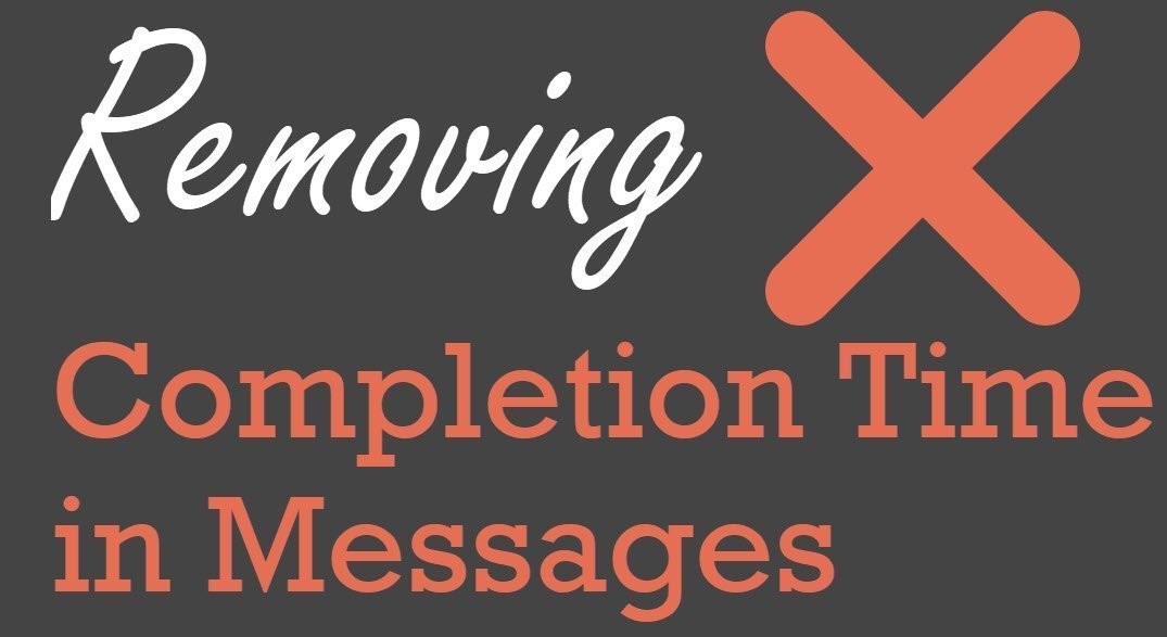 Removing Completion