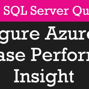 Performance Insight