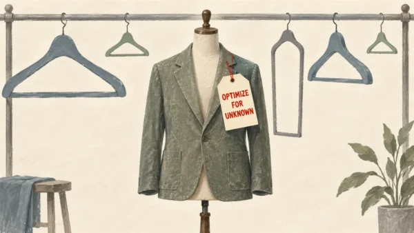 Illustrated cover: OPTIMIZE FOR UNKNOWN