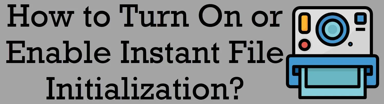 file initialization