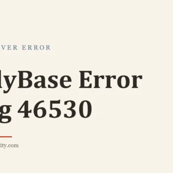 Title card: PolyBase Error Msg 46530