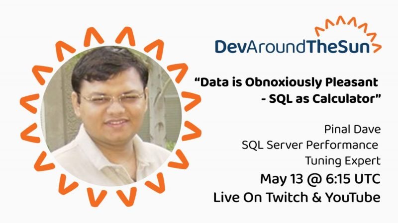 SQL SERVER - Resources for DevAroundTheSun Session devaroundthesun1-800x449 