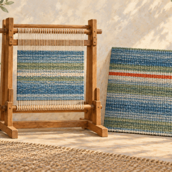 A woven panel and a complete replacement with an additional stripe