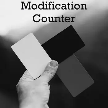 Statistics Modification Counter