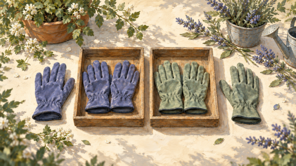 Paired gloves sit in trays while unmatched gloves remain outside on both sides