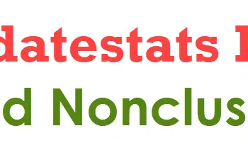 Disabled Nonclustered