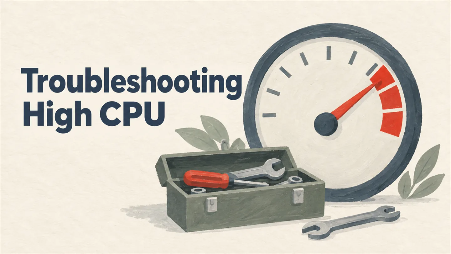 Illustrated cover: Troubleshooting High CPU
