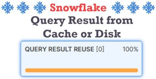 Snowflake - Query Result from Cache or Disk - SQL Authority with Pinal Dave