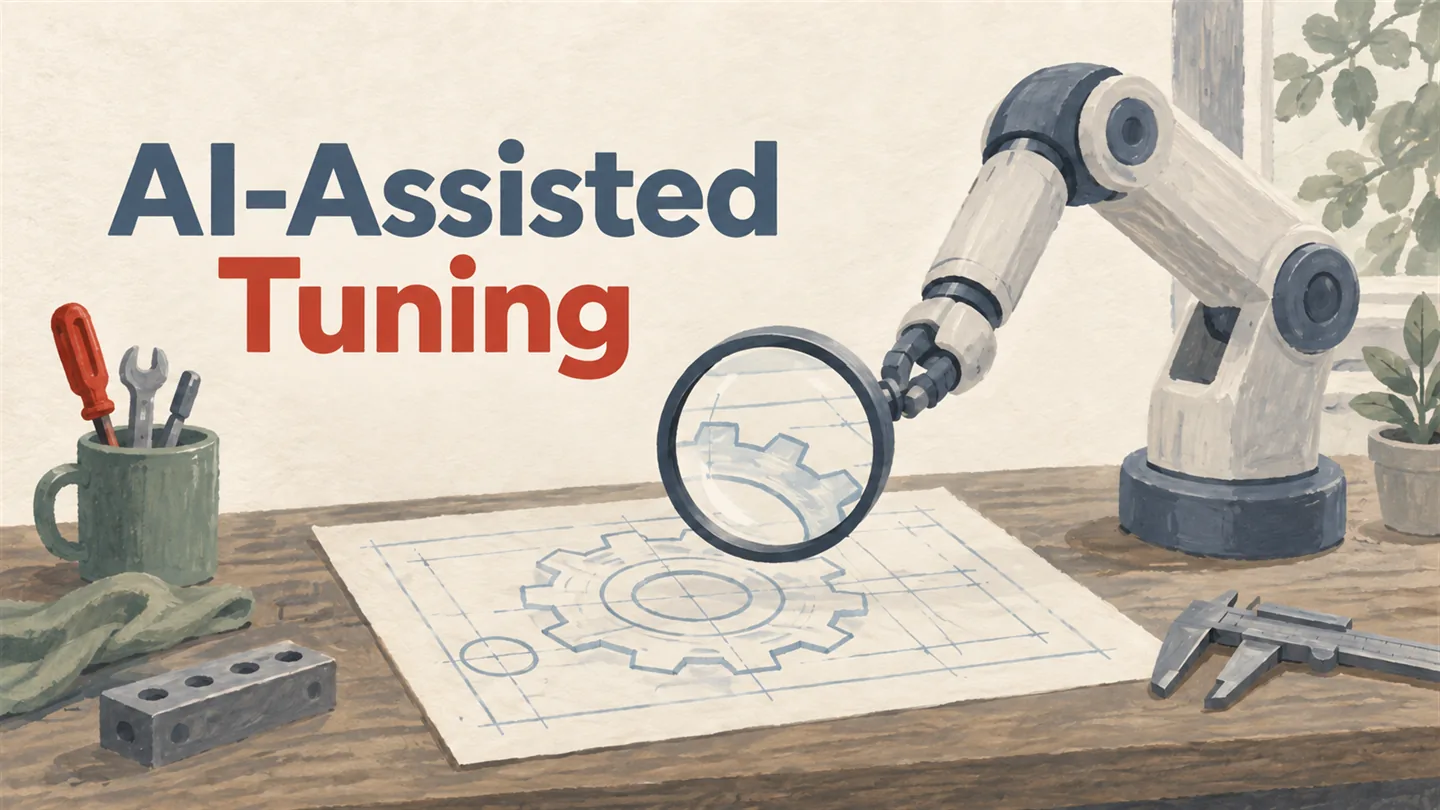 Illustrated cover: AI-Assisted Tuning