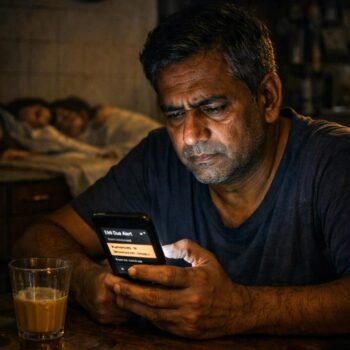 Late Night Smartphone User.