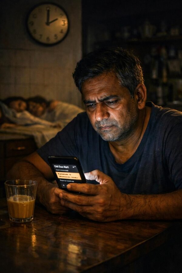 Late Night Smartphone User.