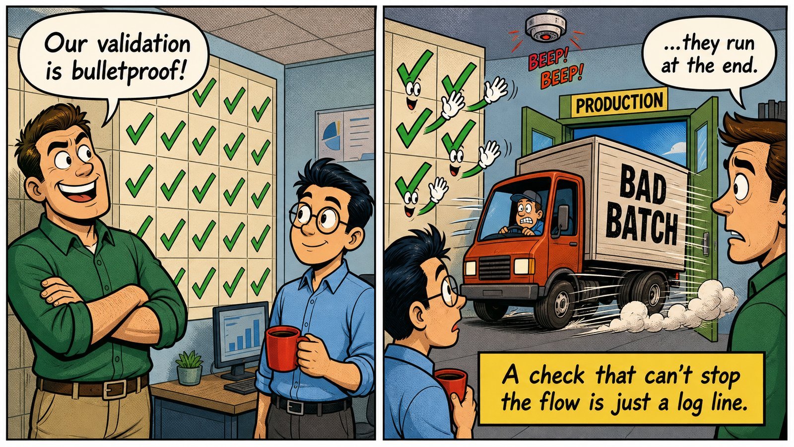 Data Quality and Observability: A Field Guide in Six Parts dqo-comic-where-checks-live 