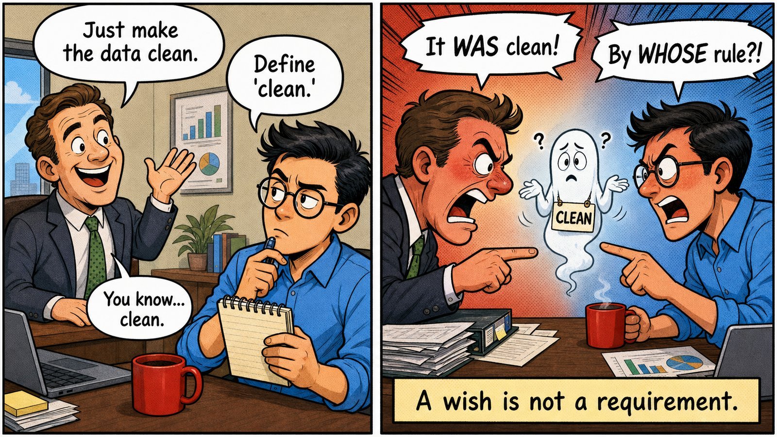 Data Quality and Observability: A Field Guide in Six Parts dqo-comic-wish-vs-requirement 