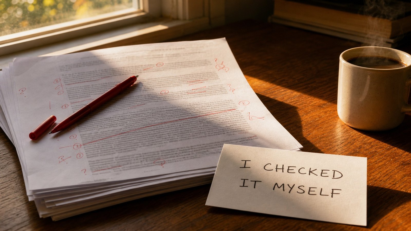 AI Mistakes at Work: Who Never Gets Fooled i-checked-it-myself 