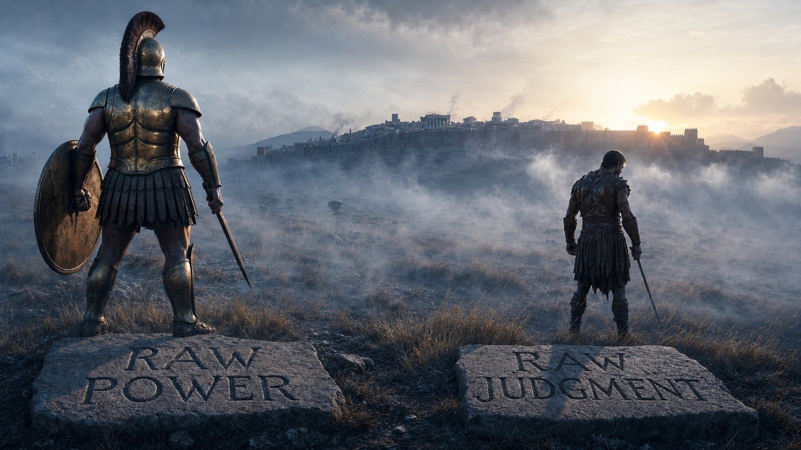 AI in the Iliad and the Odyssey : Homer Wrote the First Prompt two-heroes 
